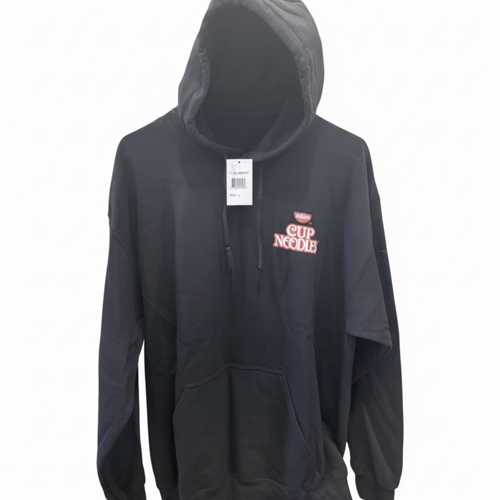 Black Men's Pullover Hoodie